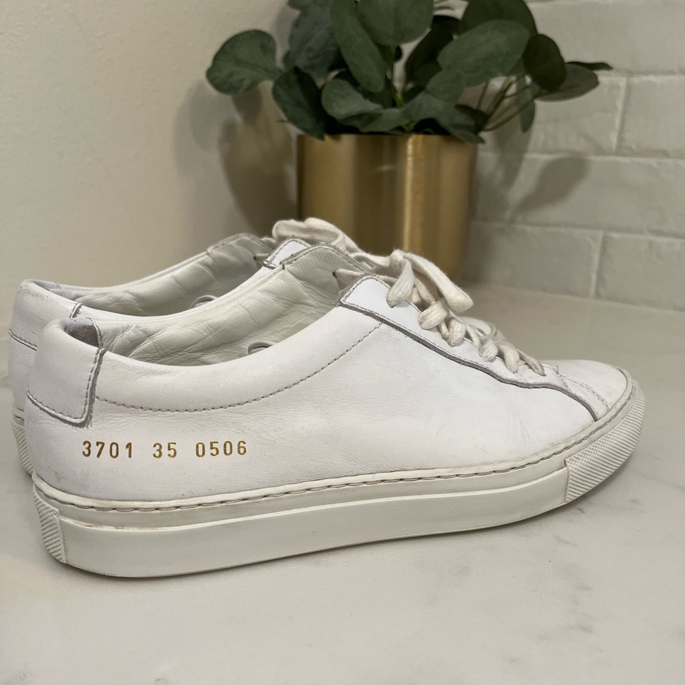 woman by common projects original achilles low sneaker in white